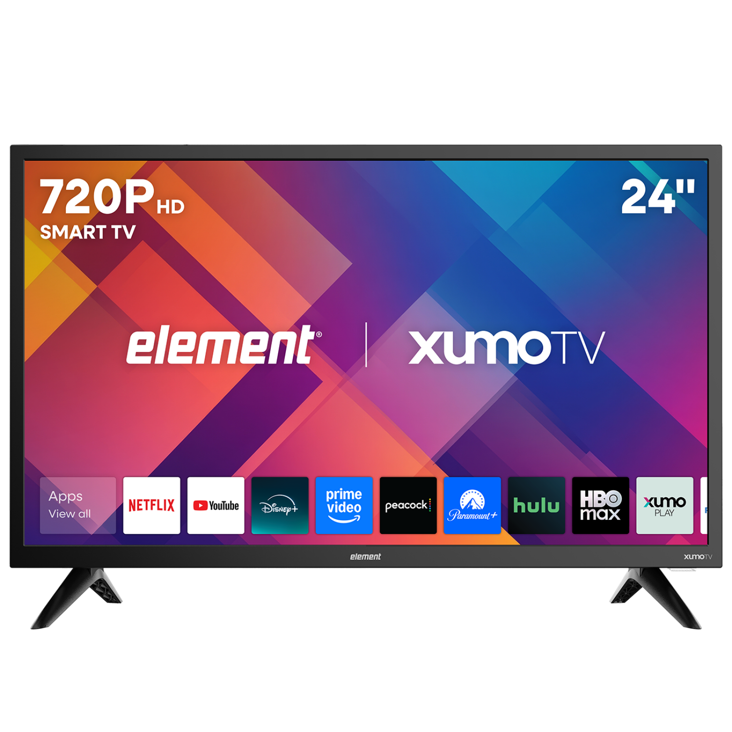 slide 6 of 8, Element 24" 720p HD Xumo Smart TV, 24 in