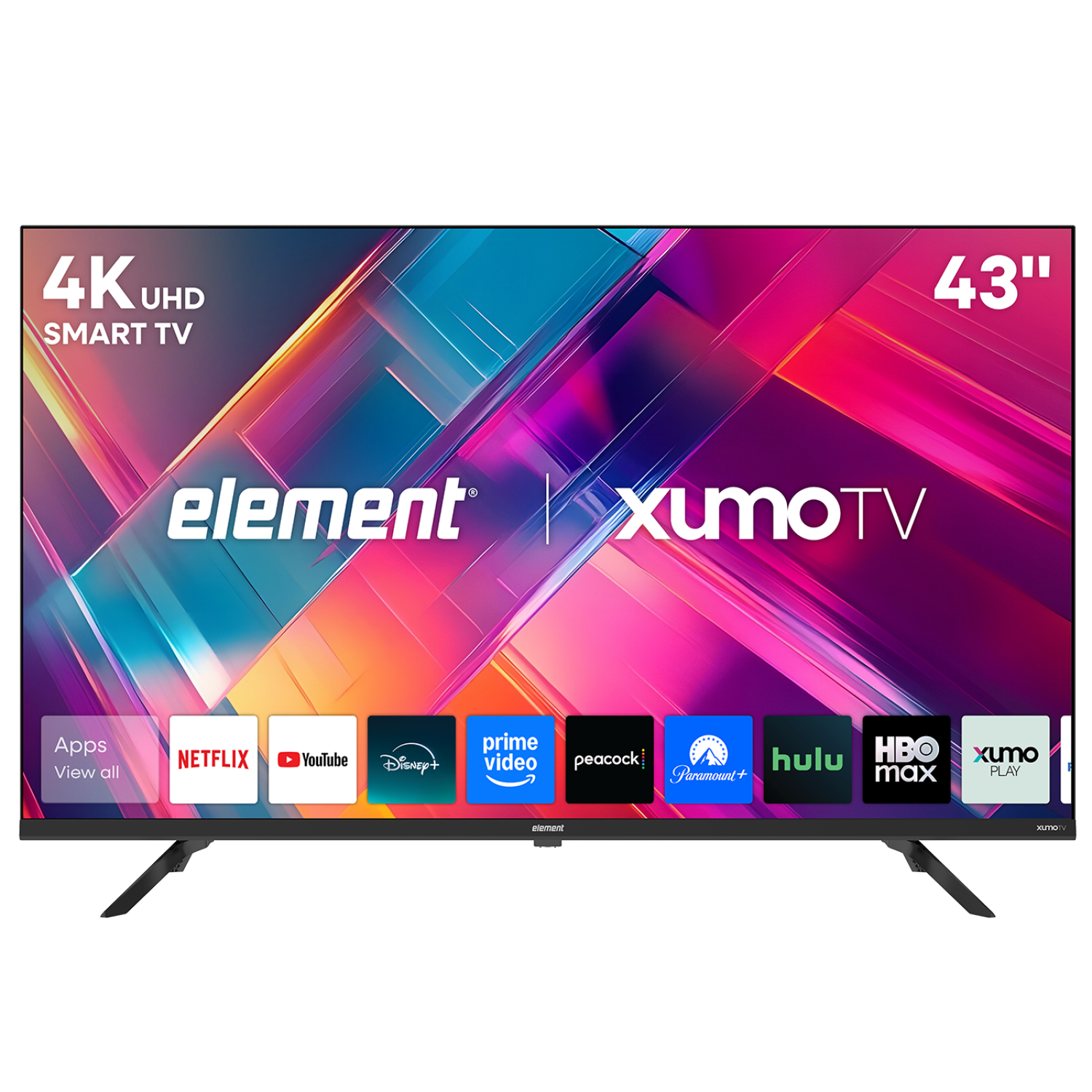slide 6 of 8, Element 43" 4K UHD HDR Frameless Xumo TV, 1 ct