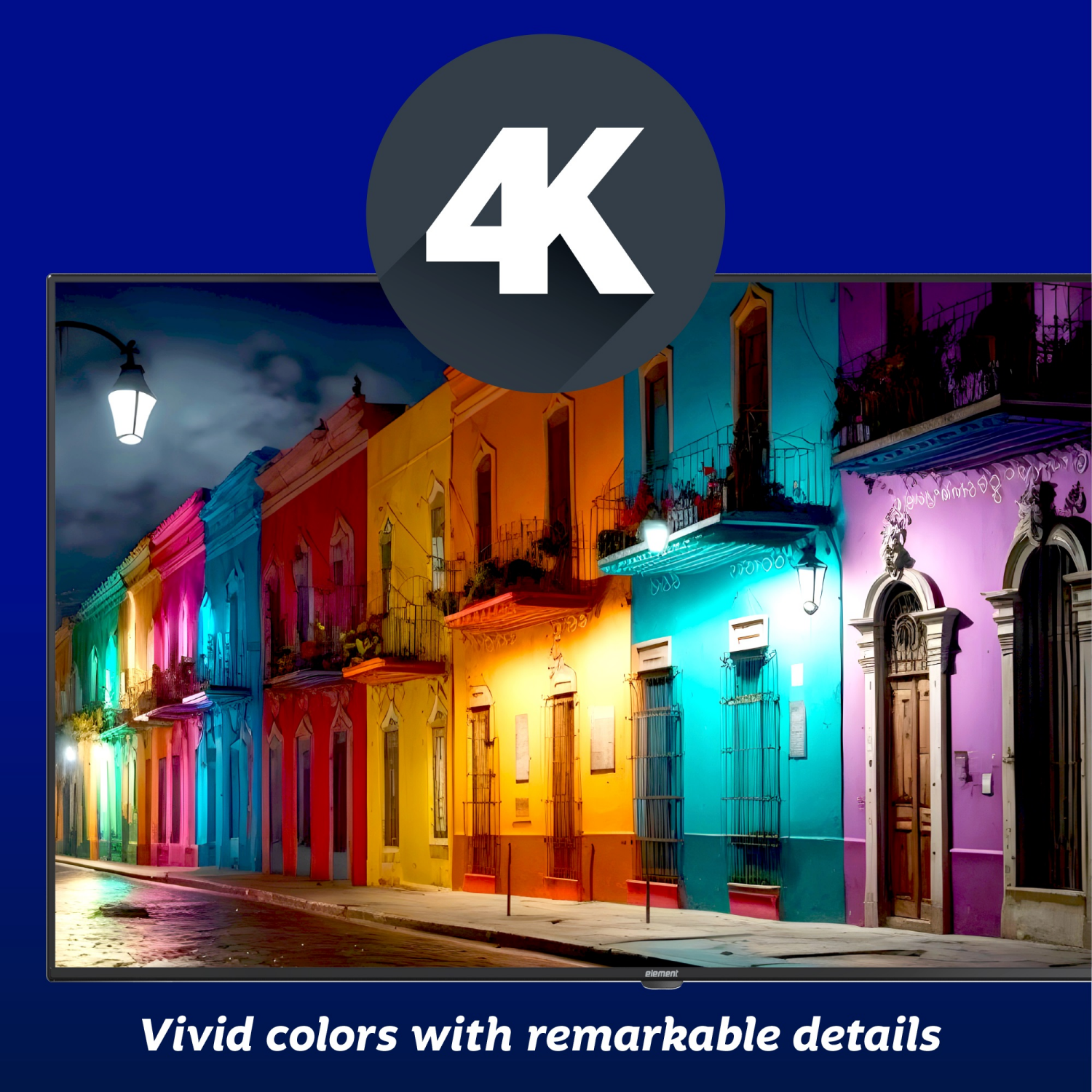 slide 7 of 8, Element 65" 4K UHD HDR Frameless Xumo TV, 1 ct