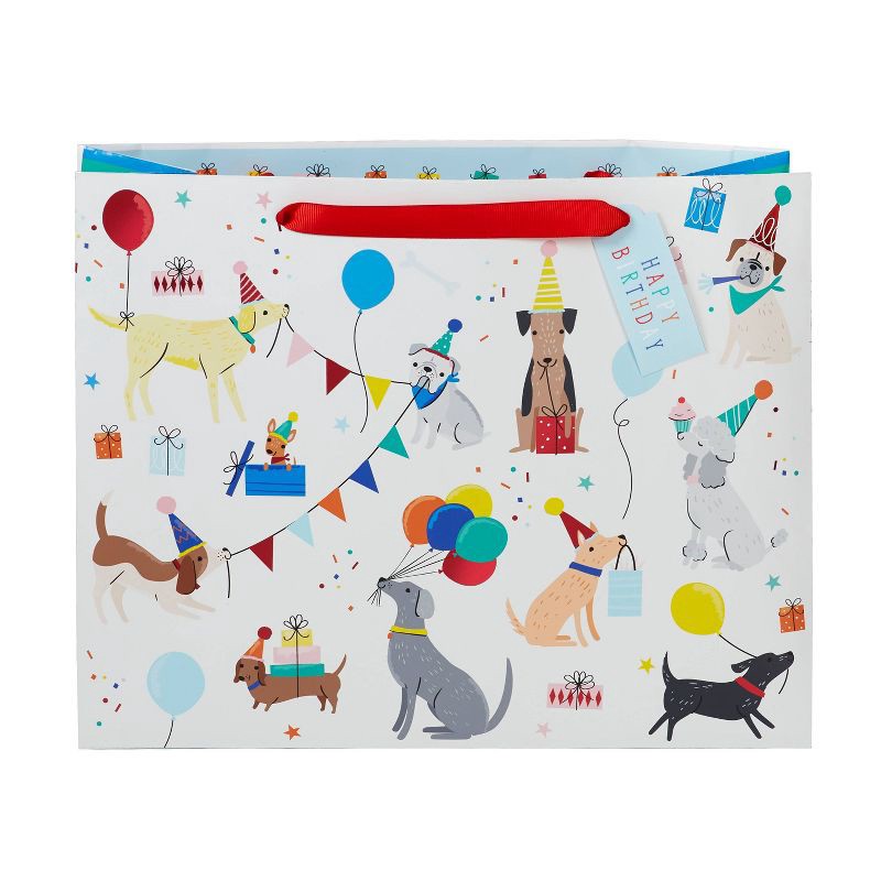 slide 1 of 3, Large Pup Party Gift Bag - Spritz™, 1 ct