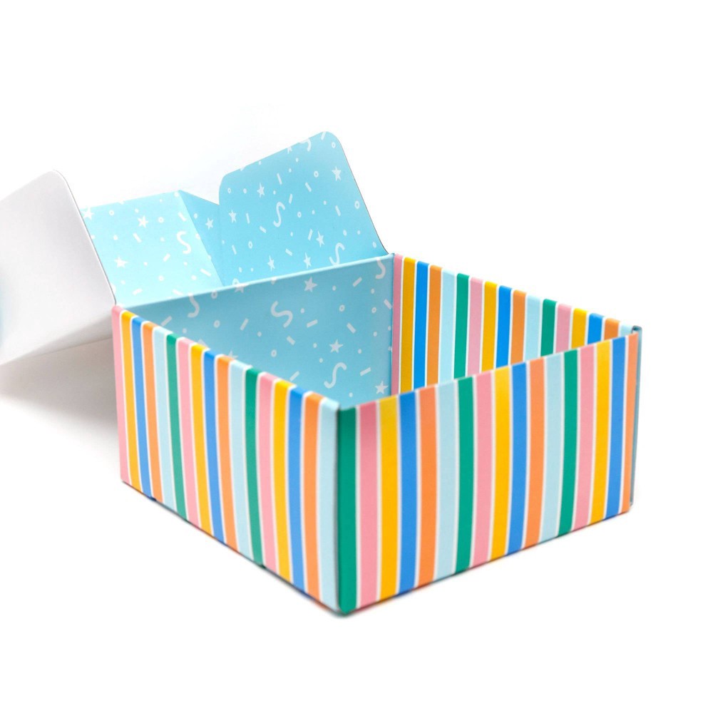 Square Mailer Box with Tab Closure and 2 Sided Printing Spritz 1 ct