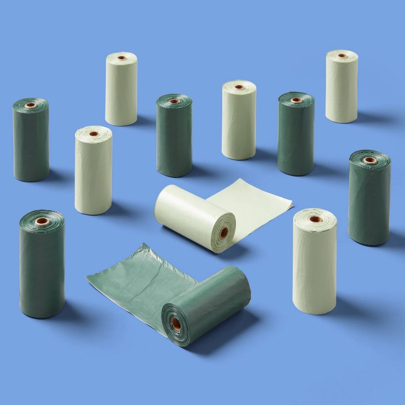 slide 2 of 3, Dog Waste Bag Refills - Unscented - 240ct - up&up™, 240 ct