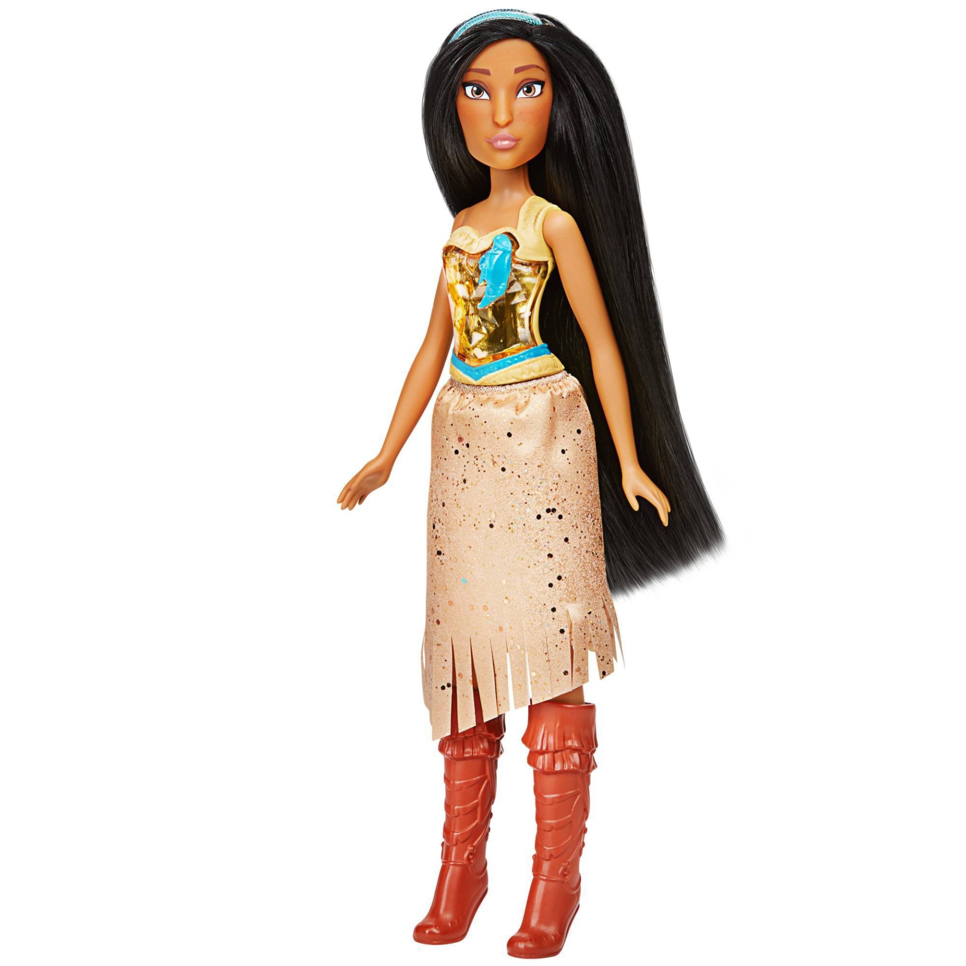 slide 1 of 10, Disney Princess Royal Shimmer Pocahontas Doll, 1 ct