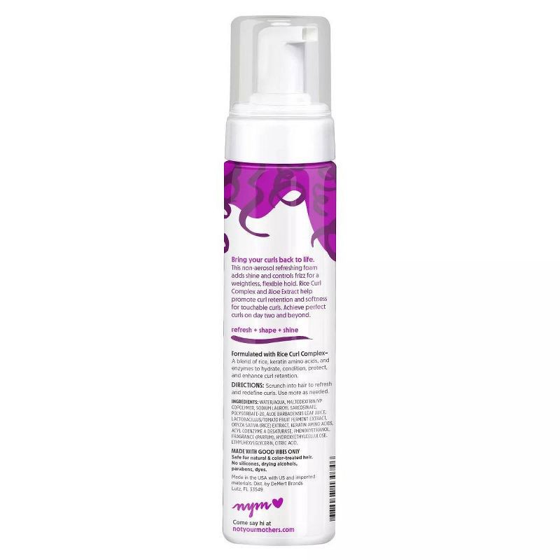slide 2 of 9, Not Your Mother's Curl Talk Refreshing Curl Foam - 8 fl oz, 8 fl oz