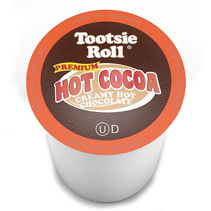 slide 2 of 3, Tootsie Roll Premium Hot Cocoa Pods for Single Serve Coffee Makers, 18 ct