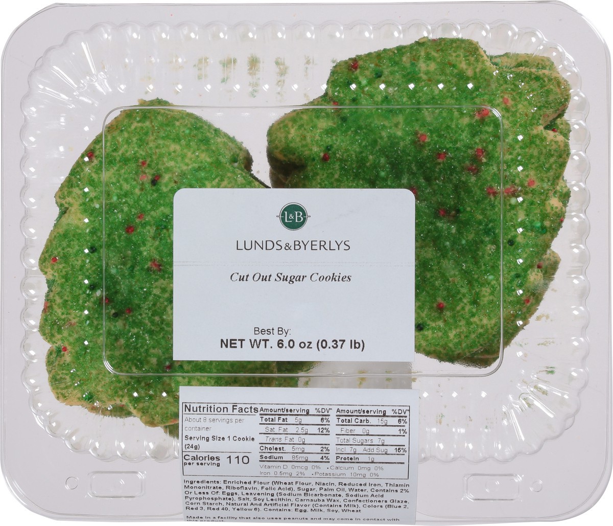 slide 8 of 9, Lunds & Byerlys Cut Out Sugar Cookies 6.0 oz, 6 oz