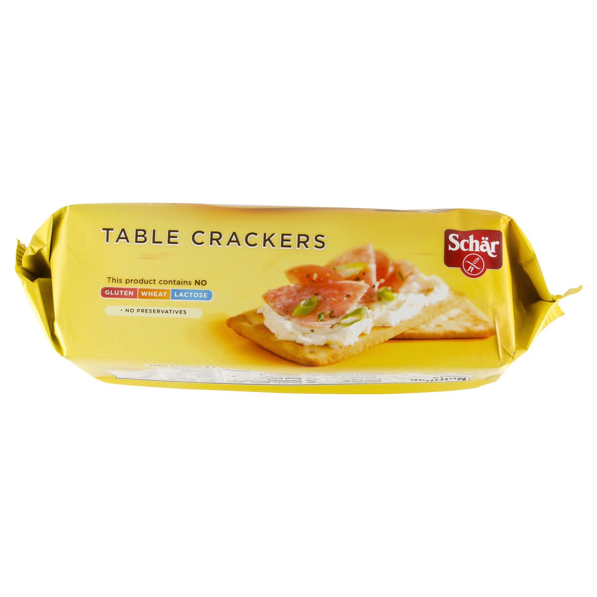 slide 3 of 3, Schär Gluten-Free Table Crackers 6 - 1.2 oz Packages, 6 ct
