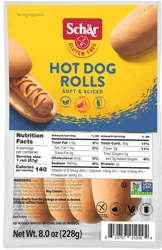 Schär Gluten-Free Hot Dog Rolls 8.0 oz