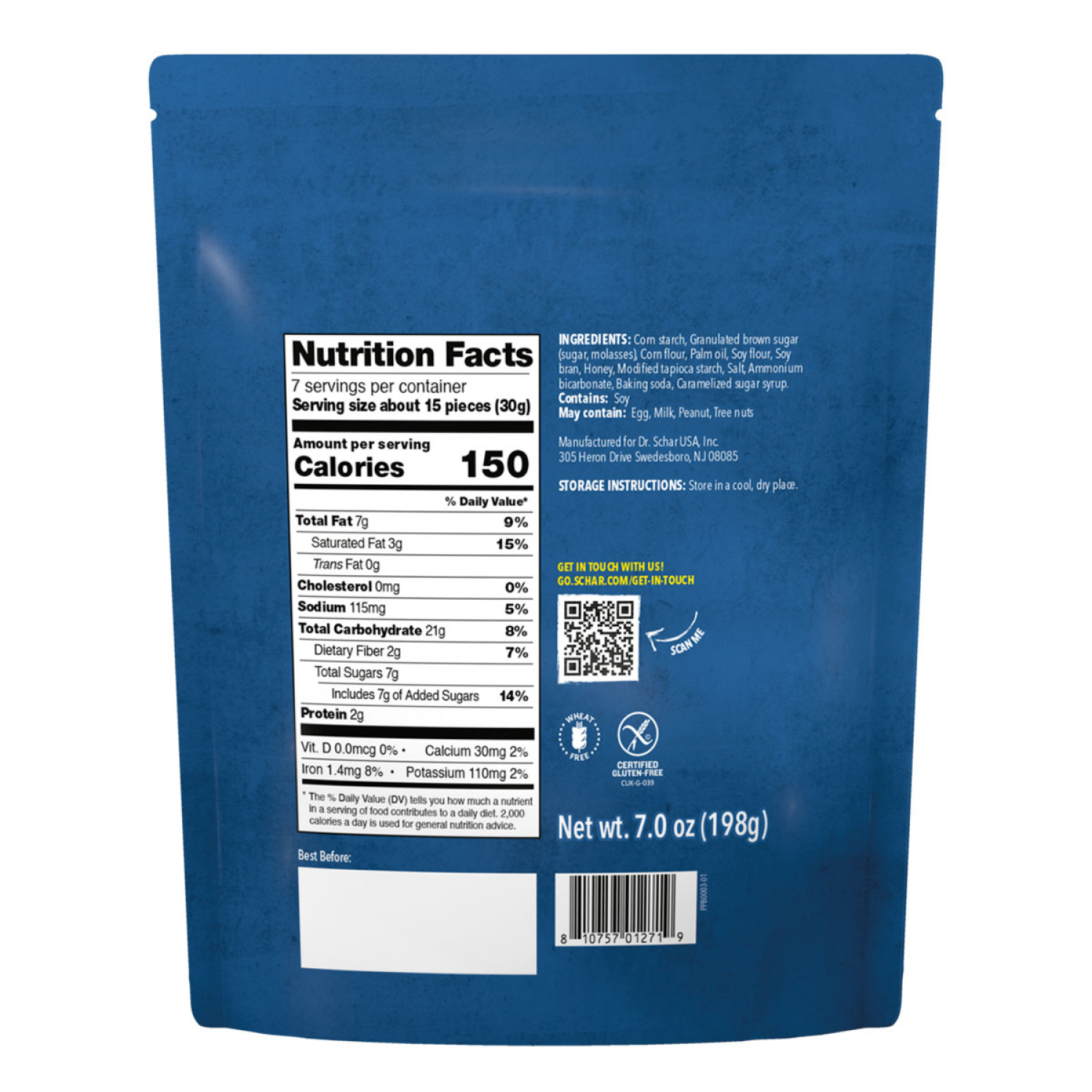 slide 2 of 2, Schär Mini Honeygrams, 7.4 oz