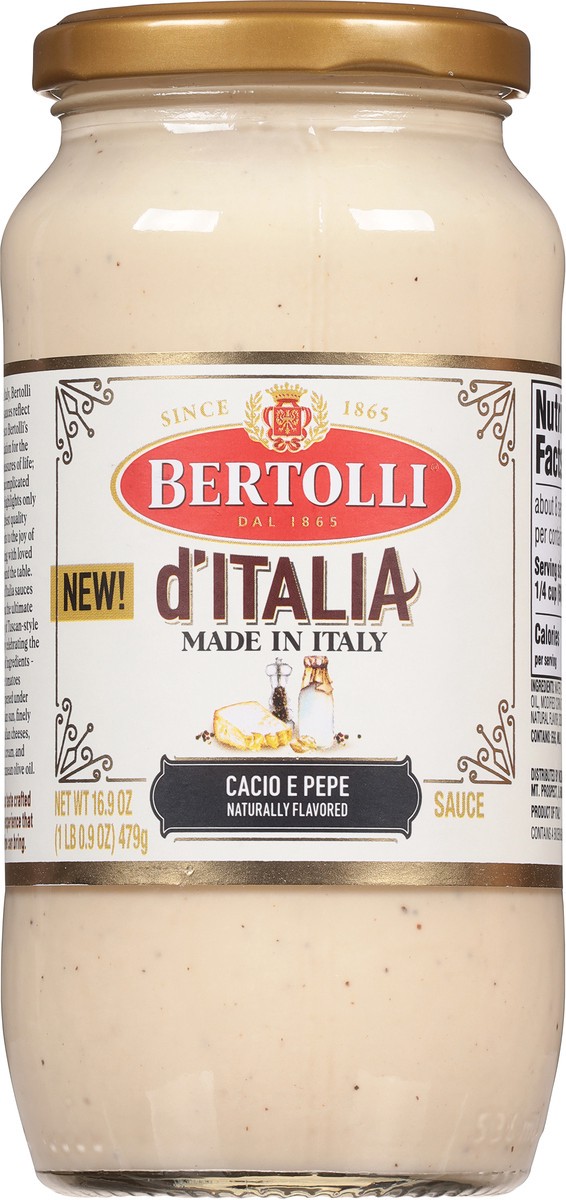 slide 3 of 12, Bertolli Cacio E Pepe Sauce 16.9 oz, 16.9 fl oz