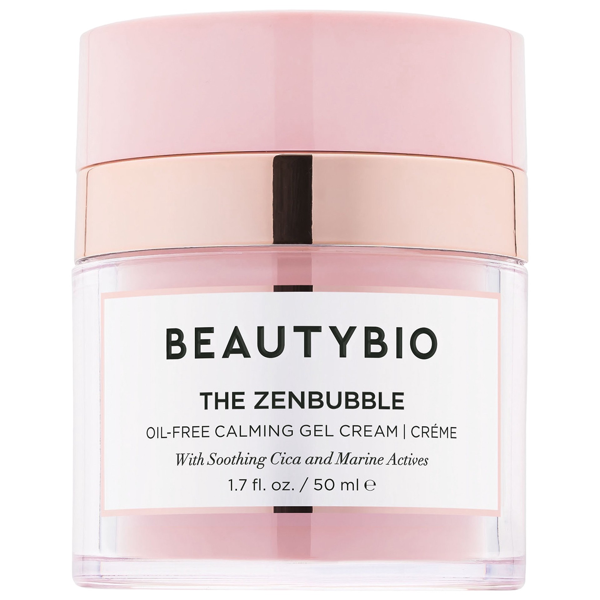 slide 1 of 1, BeautyBio The ZenBubble Oil-Free Calming Gel Cream with Soothing Cica & Marine Actives 1.7 oz/ 50 mL, 1.7 oz/ 50 ml