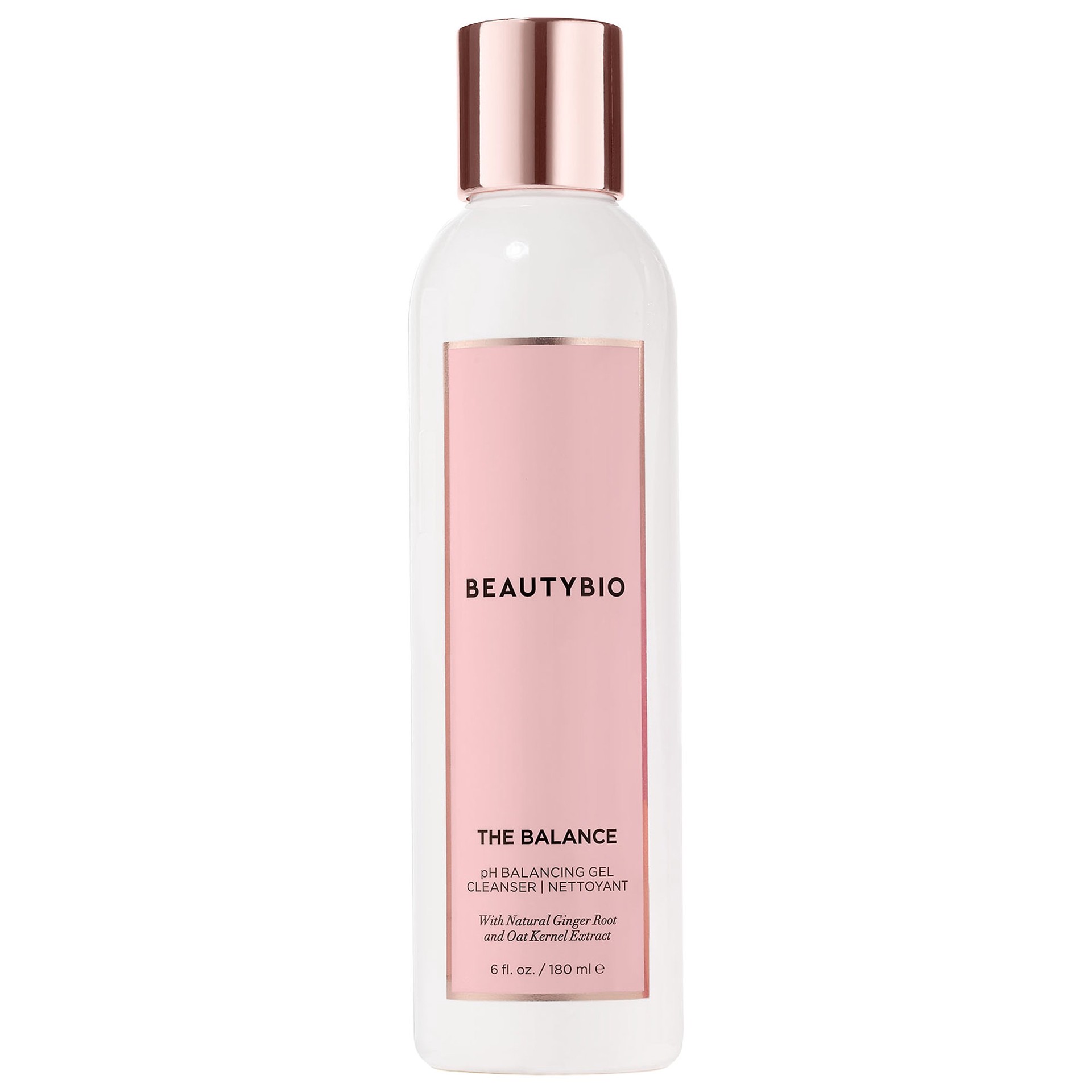slide 1 of 1, BeautyBio The Balance pH Balancing Gel Cleanser with Ginger Root Extract 6 oz/ 180 mL, 6 oz/ 180 ml