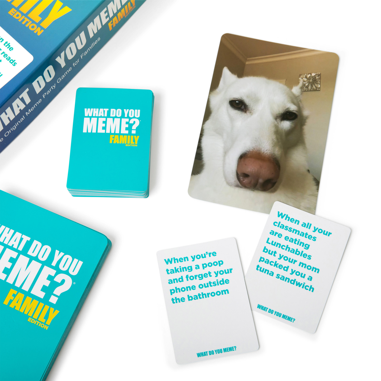 slide 3 of 3, What Do You Meme? Family Edition Card Game, 1 ct