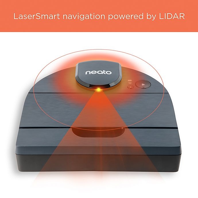 slide 5 of 12, Neato D8 Intelligent Robot Vacuum Wi-Fi Connected with LIDAR Navigation - Indigo, 1 ct