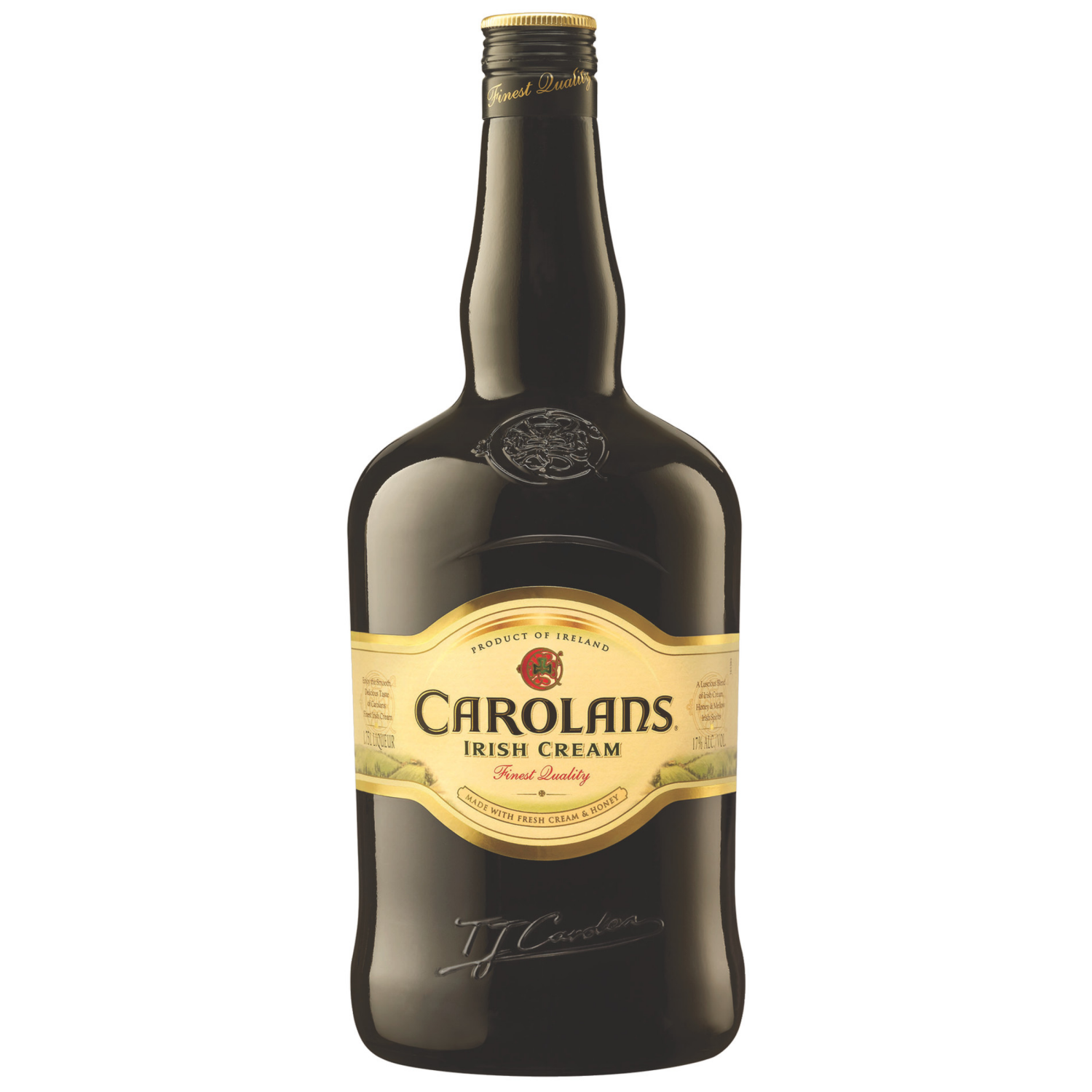 slide 3 of 4, Carolans Finest Quality Irish Cream Liqueur 1.75 l, 1.75 liter