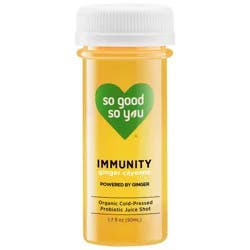 So Good So You Immunity Ginger Cayenne Probiotic Shot