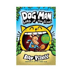 Scholastic Dog Man: Lord of the Fleas: From the Creator of Captain Underpants (Dog Man #5), Volume 5 - by Dav Pilkey (Hardcover)