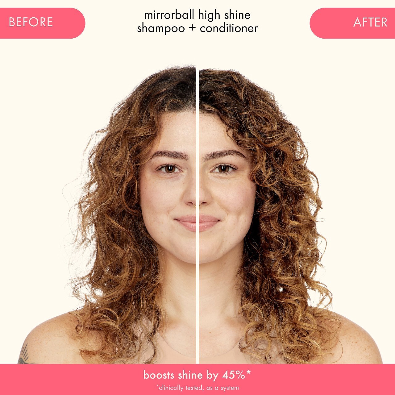 slide 14 of 14, amika Mirrorball High Shine + Protect Antioxidant Shampoo 9.2 oz / 275 ml,