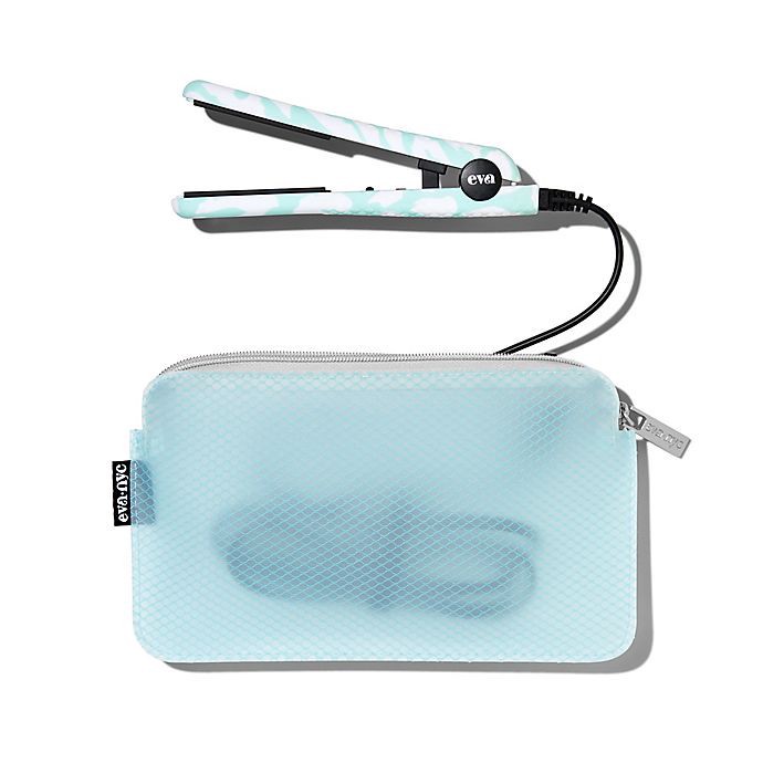 slide 1 of 1, Eva Nyc Mint Leopard Mini Ceramic Styling Flat Iron, 1 ct