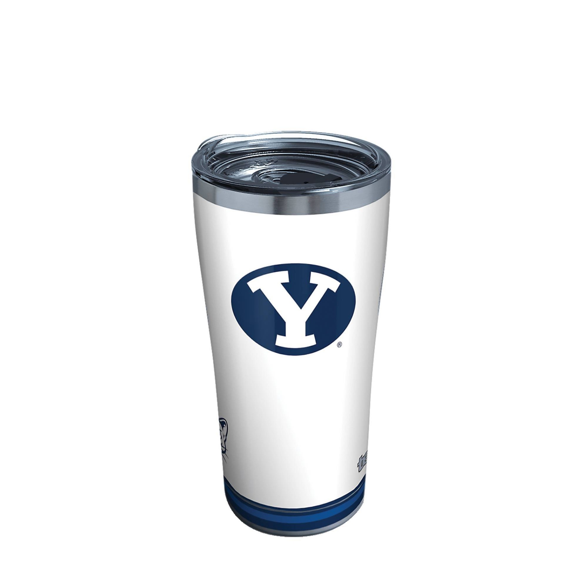 slide 1 of 3, NCAA BYU Cougars Arctic Stainless Steel Tumbler, 20 oz