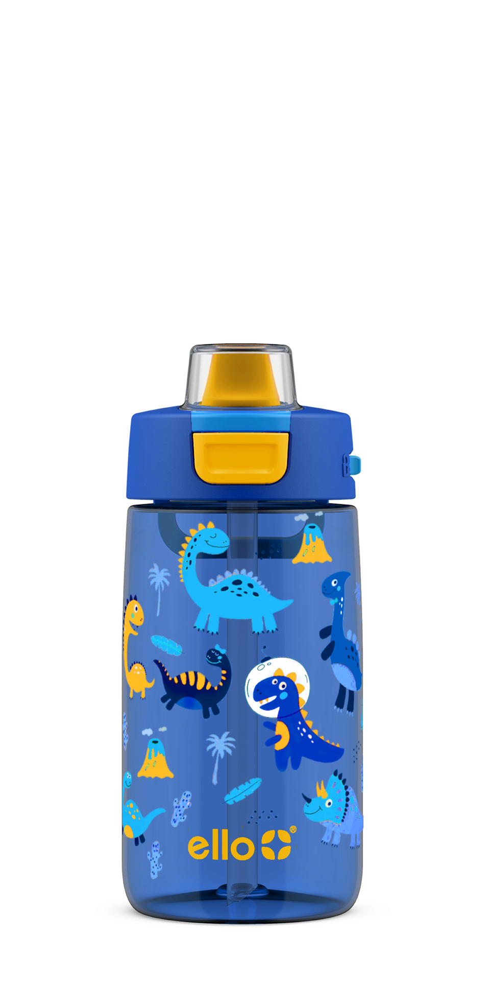 slide 2 of 5, Ello Colby Plastic Water Bottle - Crazy Creatu, 2 ct