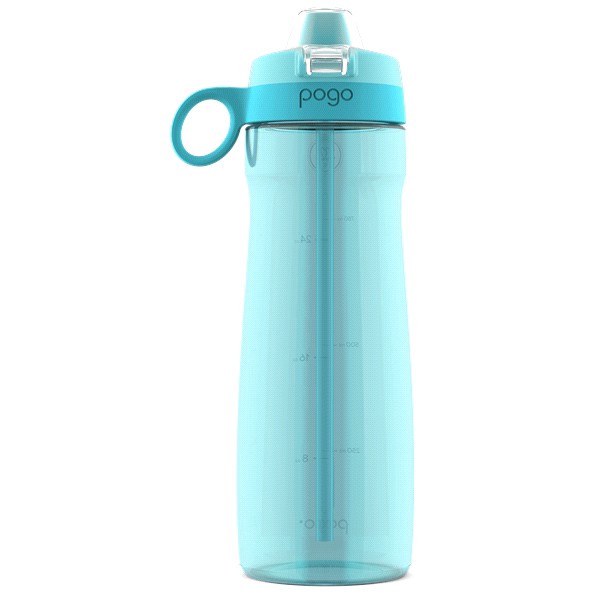 slide 12 of 13, Pogo Soft Straw Tritan Plastic Water Bottle, 32 oz