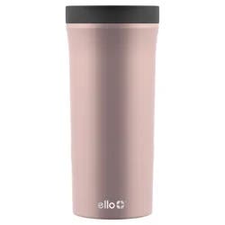 Ello Arabica 14oz Vacuum Insulated Stainless Steel Travel Mug - Rose Gold