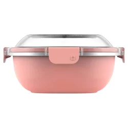 Ello Stainless Steel 5 Cup Lunch Bowl Food Storage Container, Peach