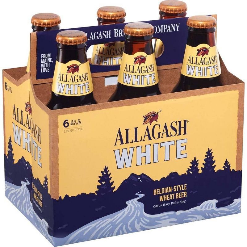 slide 1 of 1, Allagash Brewing Company Allagash White Belgian Wit Beer - 6pk/12 fl oz Bottles, 6 ct; 12 fl oz