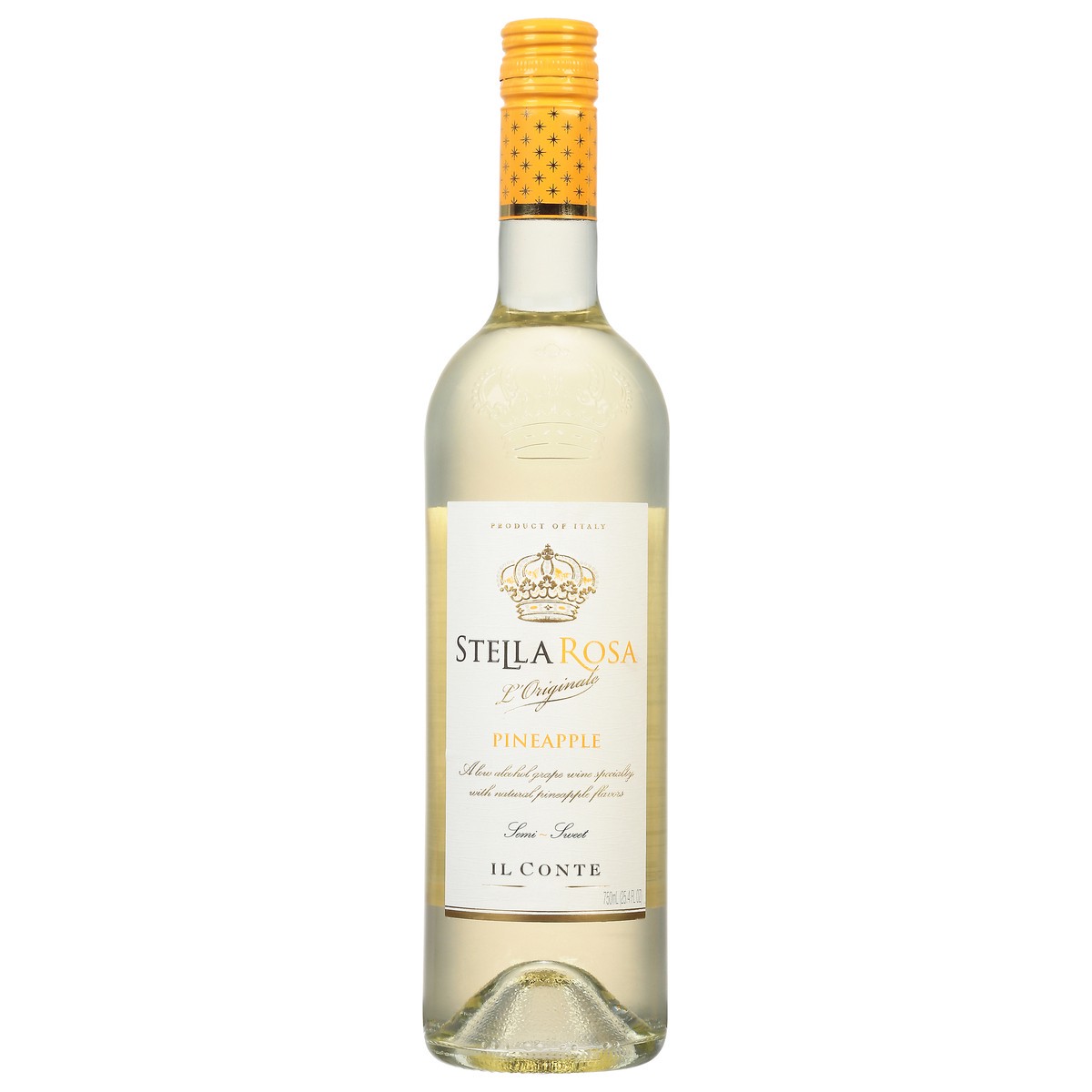 slide 1 of 9, Stella Rosa Pineapple Semi-Sweet White Wine 250mL, 25.4 fl oz