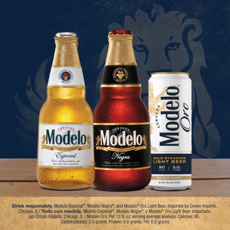 slide 8 of 9, Modelo Especial Mexican Lager Beer - 18pk/12 fl oz Bottles, 18 ct; 12 fl oz