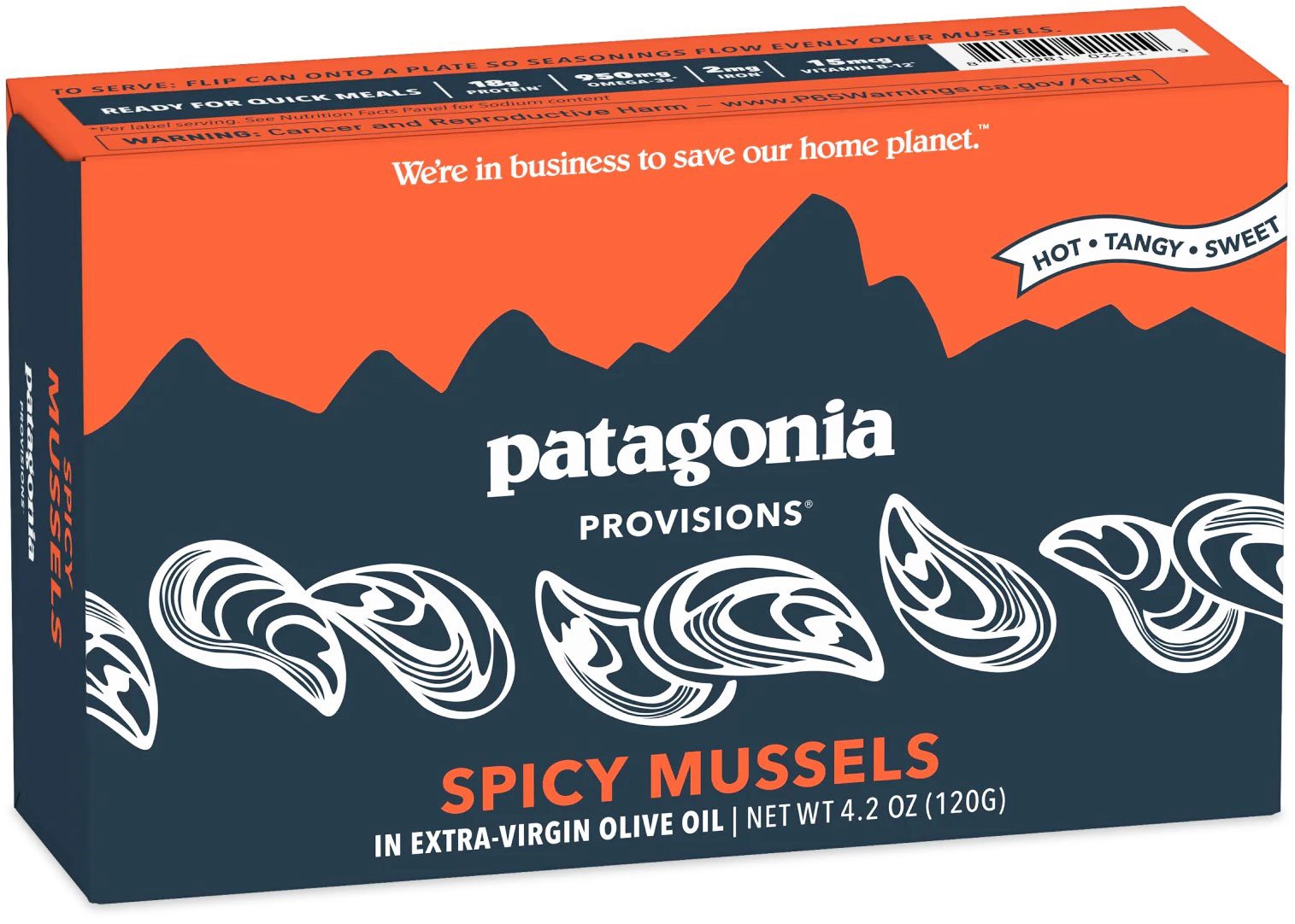 slide 1 of 1, Patagonia Spicy Mussels, 4.2 oz
