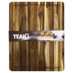Teakhaus The Marine Collection Rectangle Cutting Board with Juice Canal 1 ea