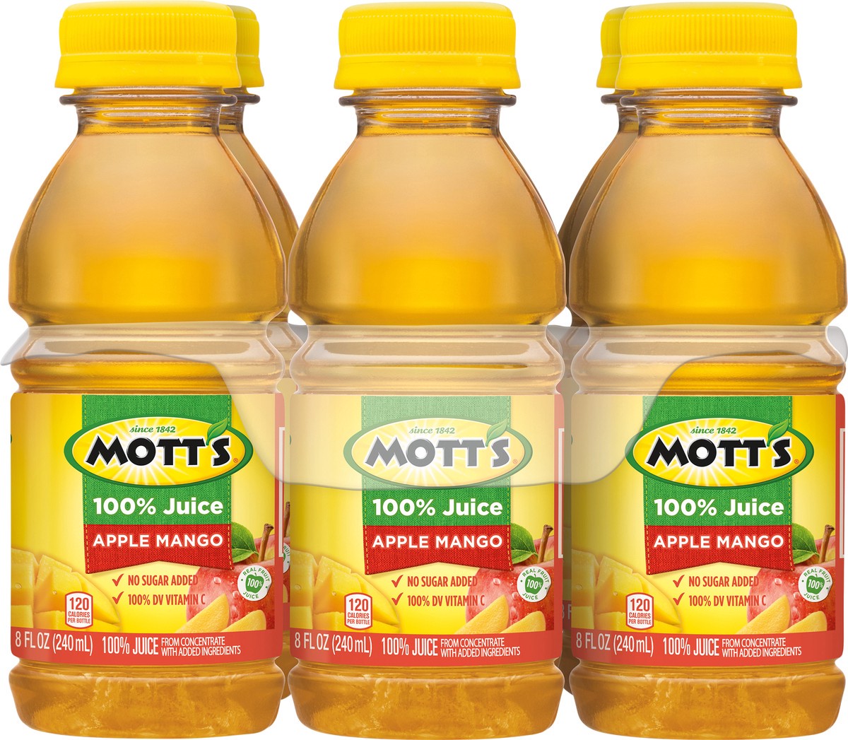 slide 7 of 7, Mott's 100% Apple Mango Juice- 6 ct, 6 ct