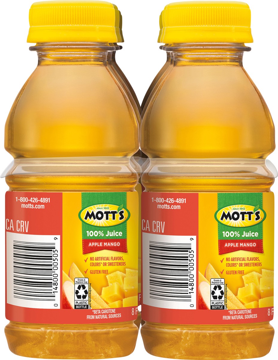 slide 5 of 7, Mott's 100% Apple Mango Juice- 6 ct, 6 ct