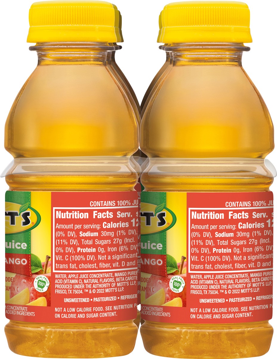 slide 4 of 7, Mott's 100% Apple Mango Juice- 6 ct, 6 ct