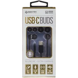 Sentry USB-C Earbuds Black