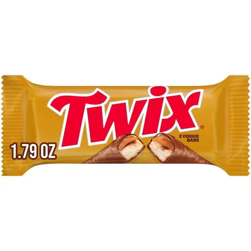 slide 1 of 12, TWIX Caramel Cookie Chocolate Candy Bar Single Size, 1.79 oz