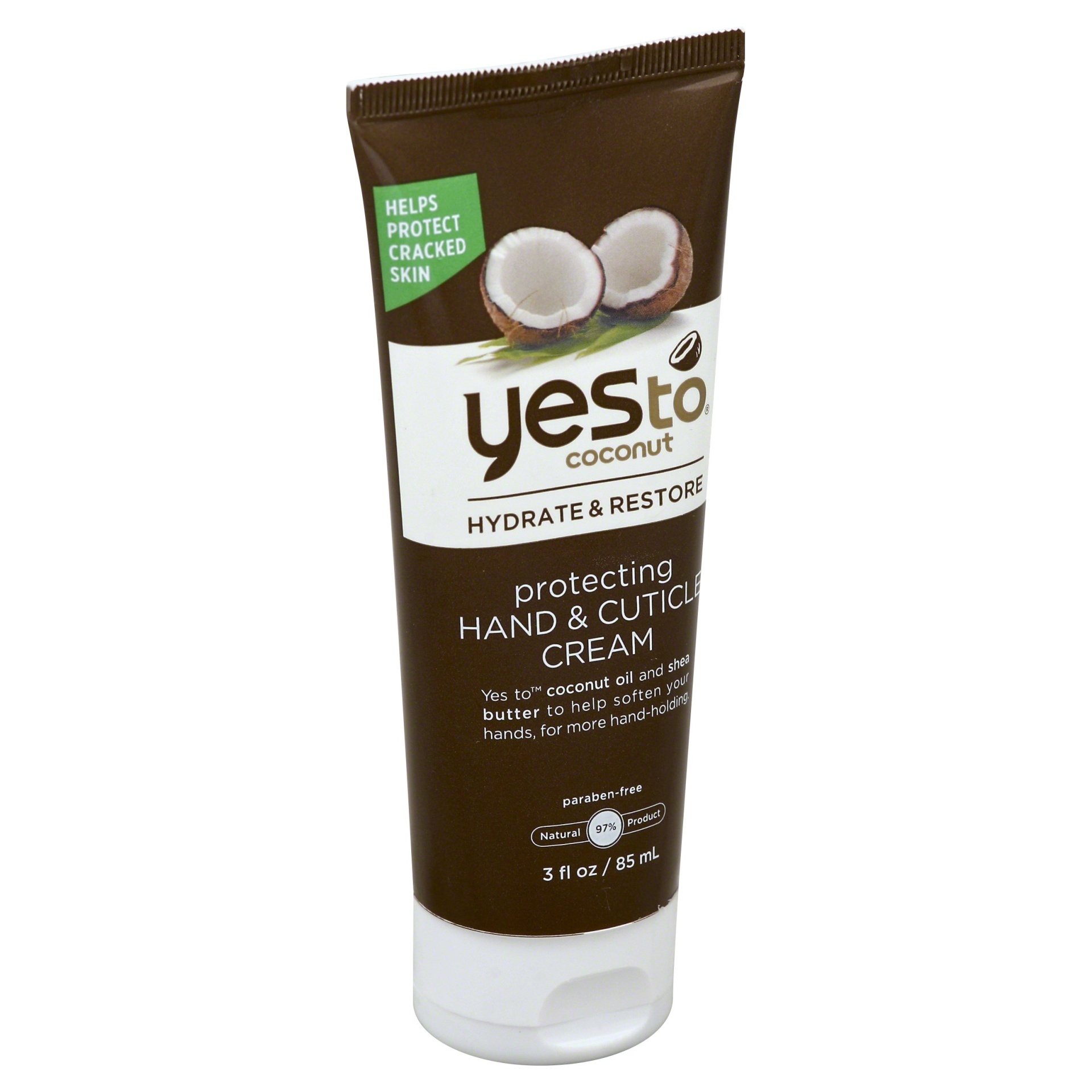 slide 1 of 2, Yes to Coconut Protecting Hand And Cuticle Cream, 3 Oz, 3 oz