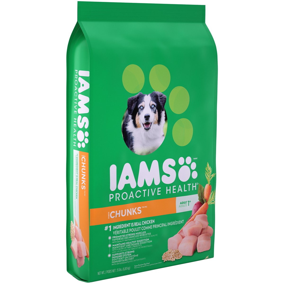 slide 11 of 14, Proactive Health Chunks Adult Super Premium Dog Food 15 lb. Bag, 15 lb