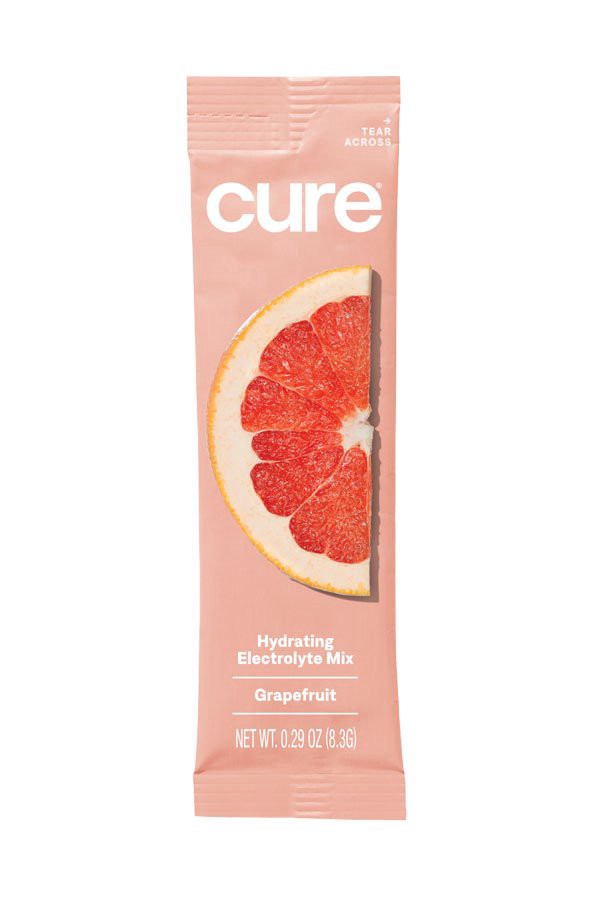 slide 1 of 1, Cure Hydration Grapefruit Hydrating Electrolyte Drink Mix, 1 ct, 0.29 oz