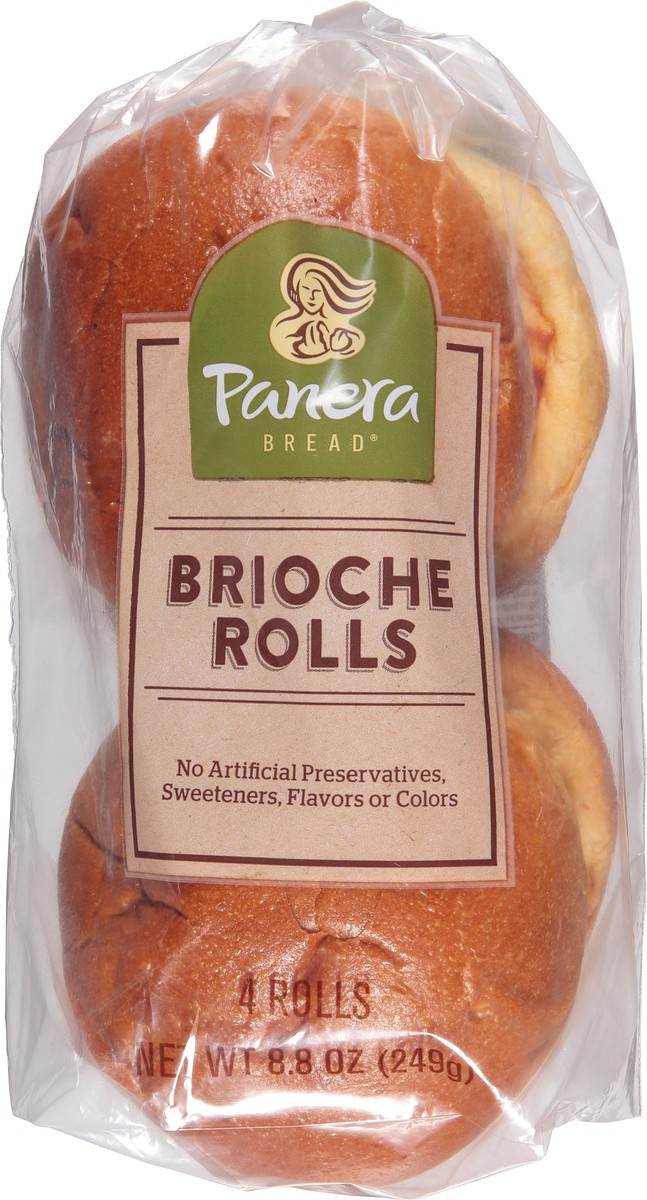 slide 9 of 11, Panera Bread Brioche Roll, 4 ct; 8.8 oz