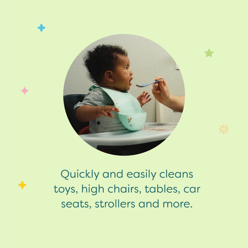 slide 9 of 10, Babyganics Cleaner Upper Toy & Highchair, 17 oz