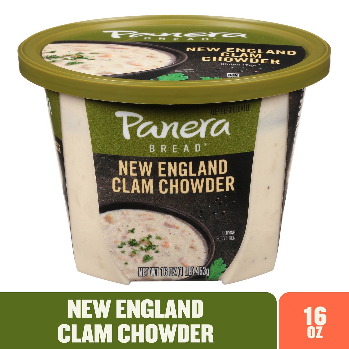 slide 1 of 1, Panera Bread At Home New England Clam Chowder, 16 oz