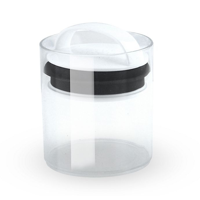 slide 2 of 2, Prepara Evak Fresh Saver Metropolitan Storage Canister - White/Black, 1/2 qt