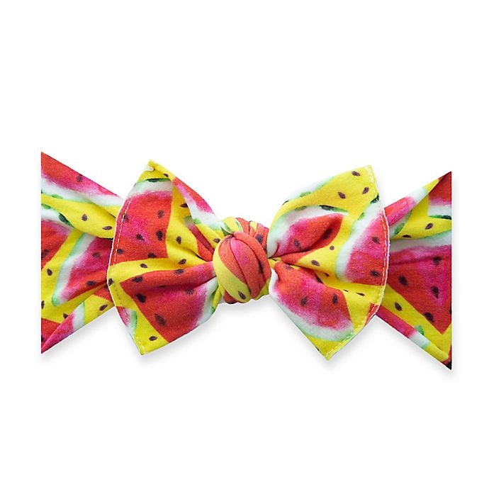 slide 1 of 3, Baby Bling One Size Juicy Melon Bow Headband - Pink/Yellow, 1 ct