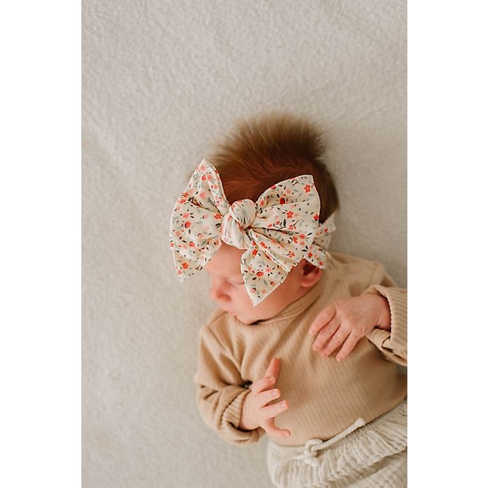 slide 3 of 3, Baby Bling Printed DEB Headband - Bonnet Floral, 1 ct