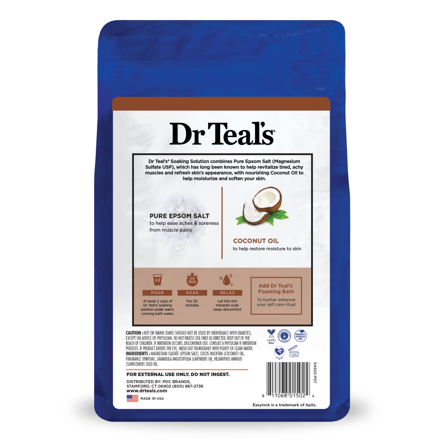 slide 2 of 7, Dr. Teal's A/C Min Bath Chamomile, 36 oz