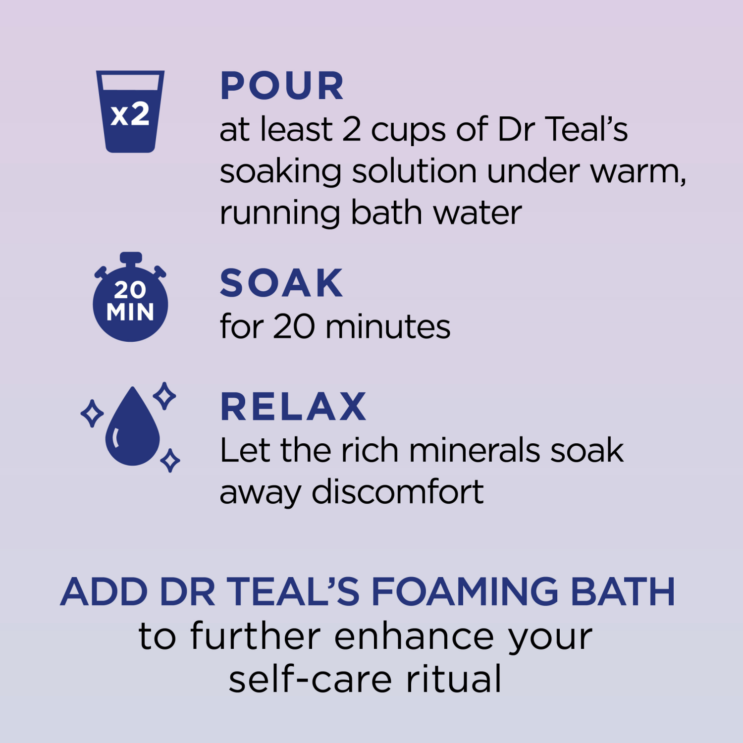 slide 6 of 6, Dr. Teal's Sleep Soak Pure Epsom Salt 3 lb, 3 lb