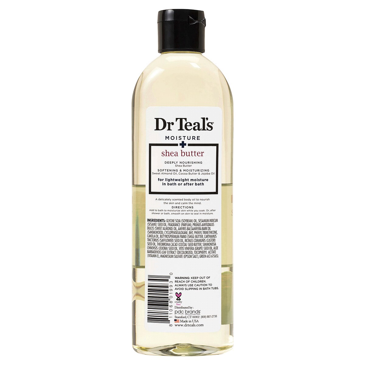 slide 2 of 2, Dr. Teal's Moisturizing Bath and Body Oil, Ultra Rich Shea Butter, 8.8 oz